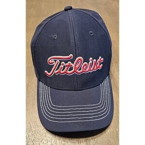 Titleist Boston Red Sox Hat Baseball Golf 47 Brand Size L/XL Black Red & White